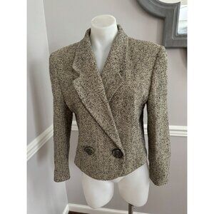 Vintage Irving Samuel Blazer Silk Wool Size 6